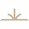 Ekena Millwork Richland Smooth Timber Gable Bracket, Douglas Fir, 60"W x 25"H x 1 1/2"D x 3 1/2"F, 10/12 Pitch GBW060X25X0204RIC00SDF - alternate 1
